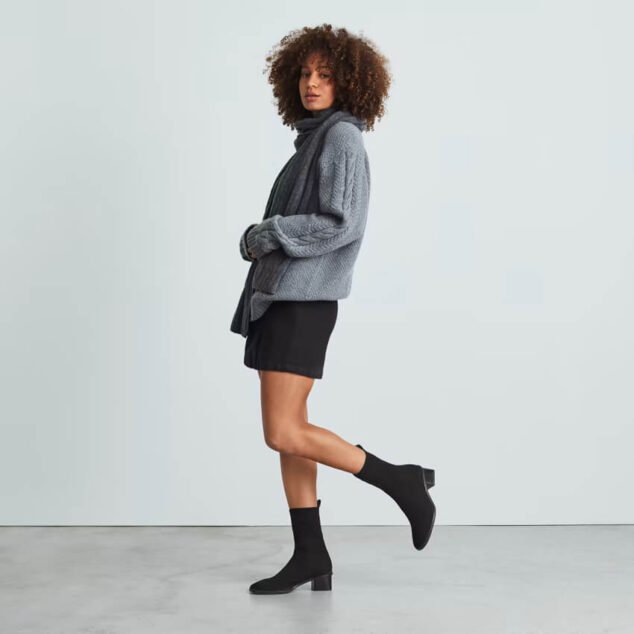 The High-Ankle Glove Boot In ReKnit